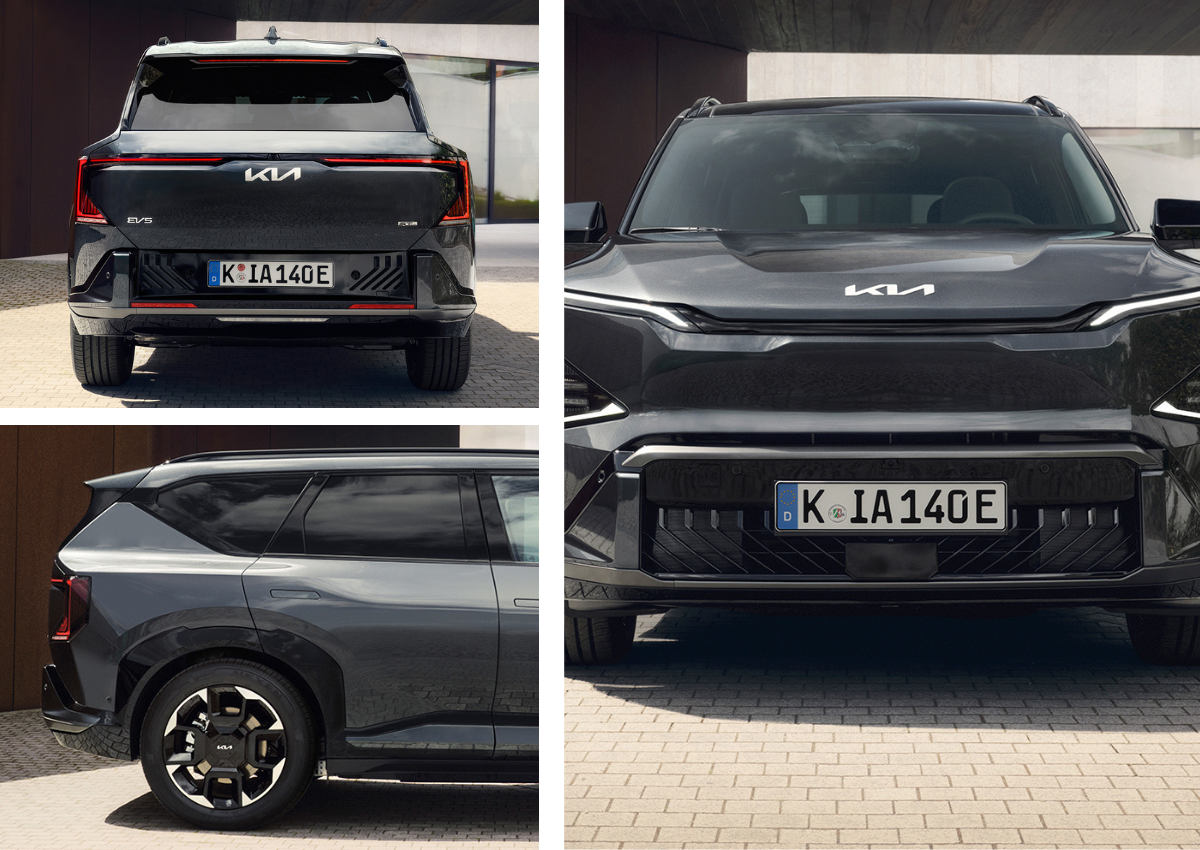Das Exterieur des Kia EV5