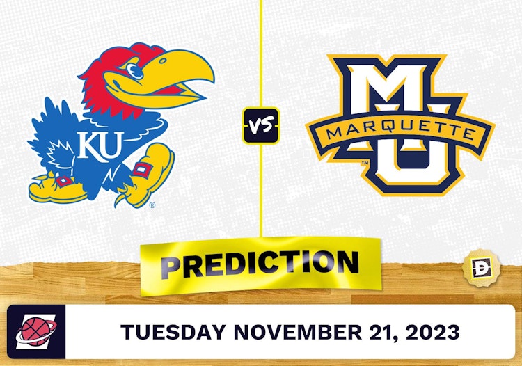 Kansas vs. Marquette Basketball Prediction - November 21, 2023