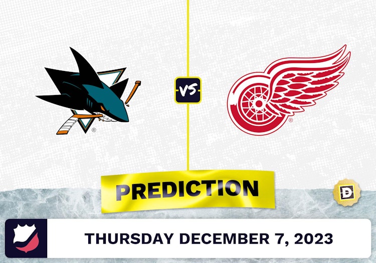 San Jose Sharks vs. Detroit Red Wings Prediction and Odds - December 7, 2023