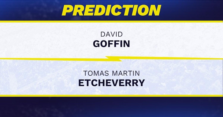David Goffin vs Tomas Etcheverry Tennis Prediction.