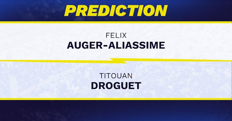Felix Auger-Aliassime vs Titouan Droguet Tennis Prediction.