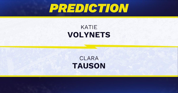 Katie Volynets vs Clara Tauson Tennis Prediction.