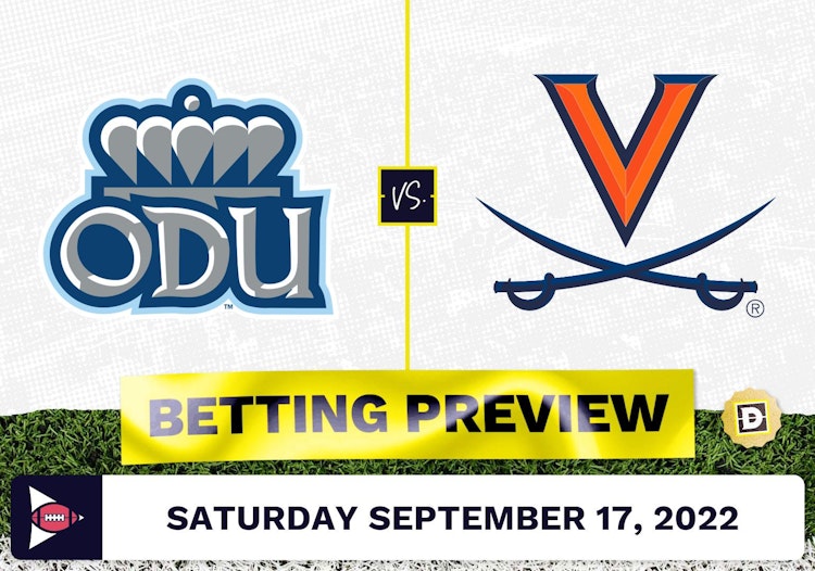 Old Dominion vs. Virginia CFB Prediction and Odds - Sep 17, 2022