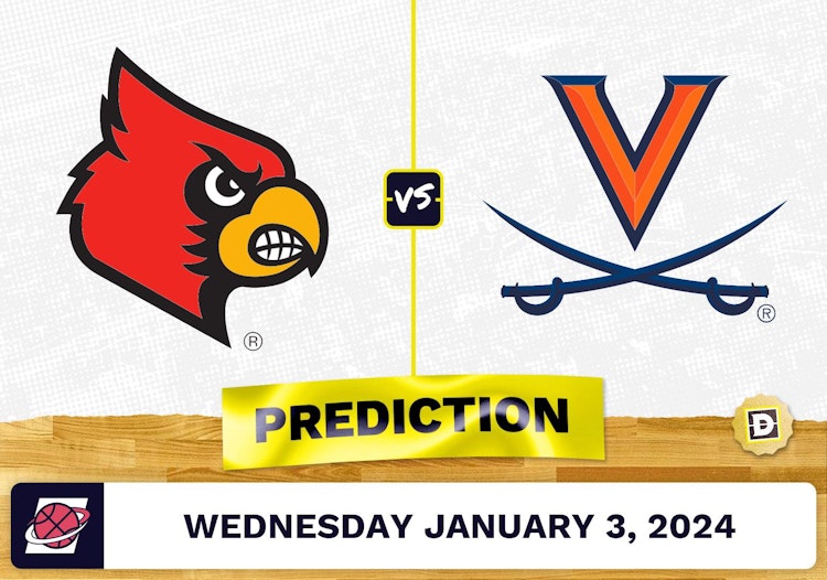 Louisville vs. Virginia Prediction, Odds, College Basketball Picks  [1/3/2024]