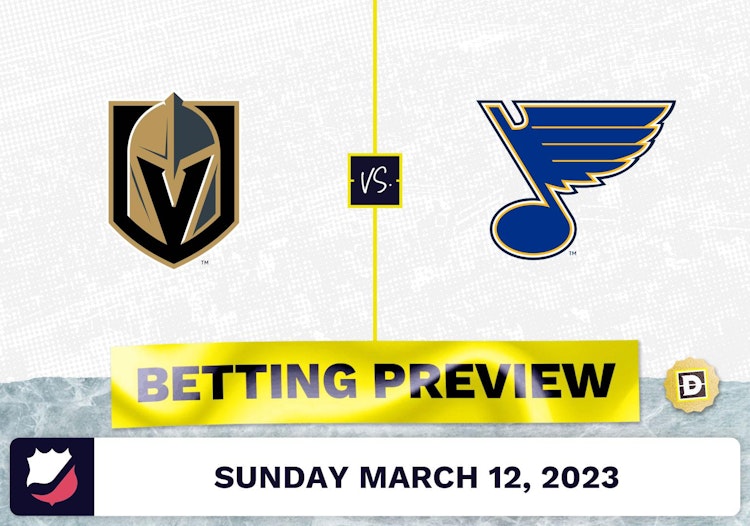 Golden Knights vs. Blues Prediction and Odds - Mar 12, 2023