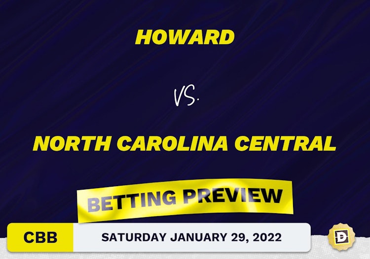 Howard vs. North Carolina Central CBB Predictions and Odds - Jan 29, 2022