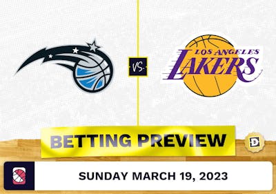 Magic vs. Lakers Prediction and Odds - Mar 19, 2023