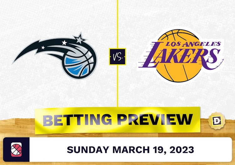 Magic vs. Lakers Prediction and Odds - Mar 19, 2023