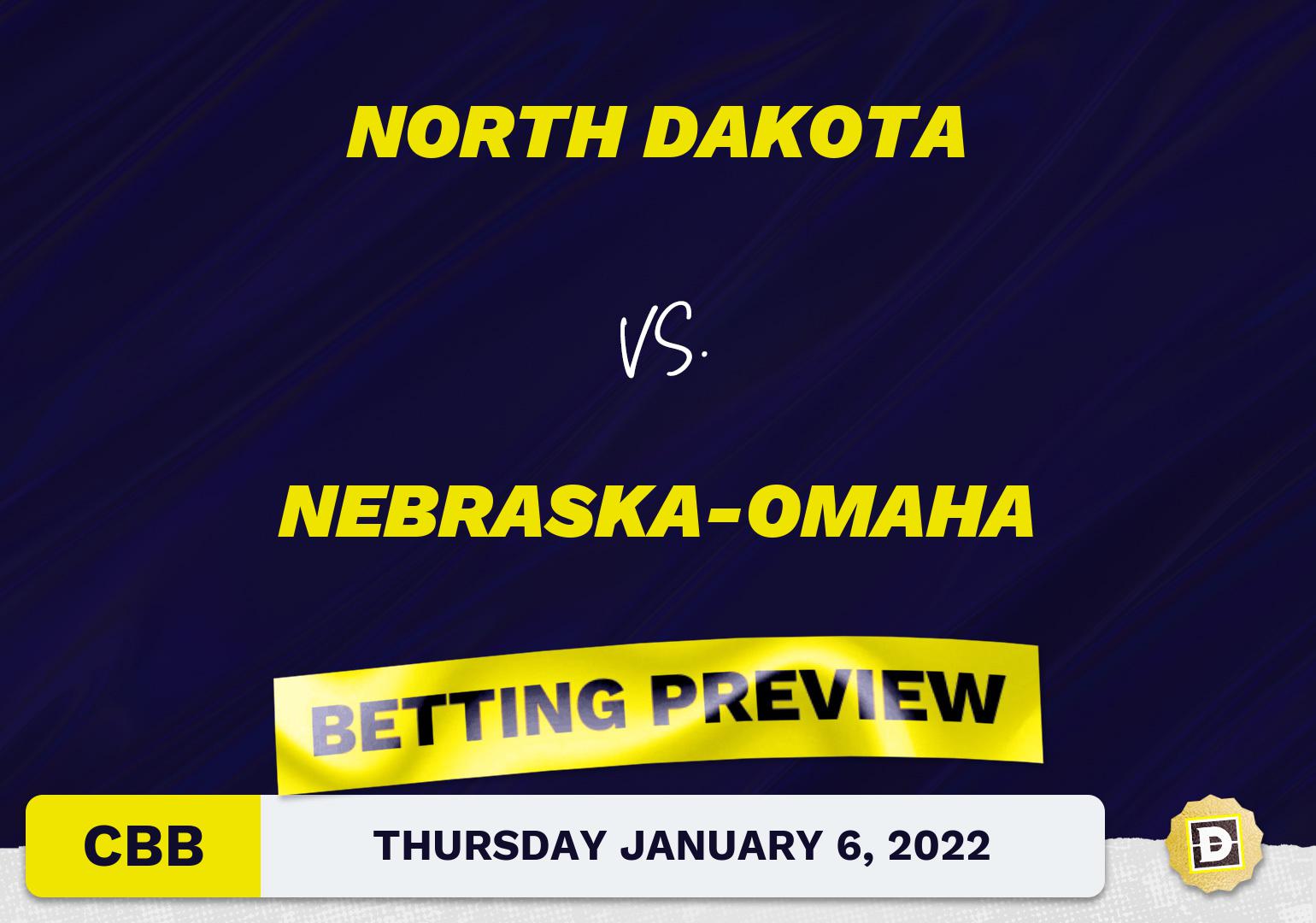 North Dakota vs. Nebraska-Omaha CBB Predictions and Odds - Jan 6, 2022