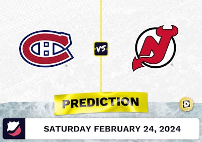 Montreal Canadiens vs. New Jersey Devils Prediction, Odds, NHL Picks [2/24/2024]