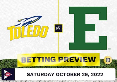Toledo vs. Eastern Michigan CFB Prediction and Odds - Oct 29, 2022