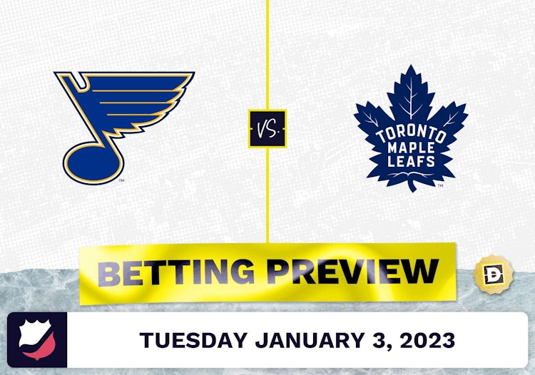 Blues vs. Maple Leafs Prediction and Odds - Jan 3, 2023