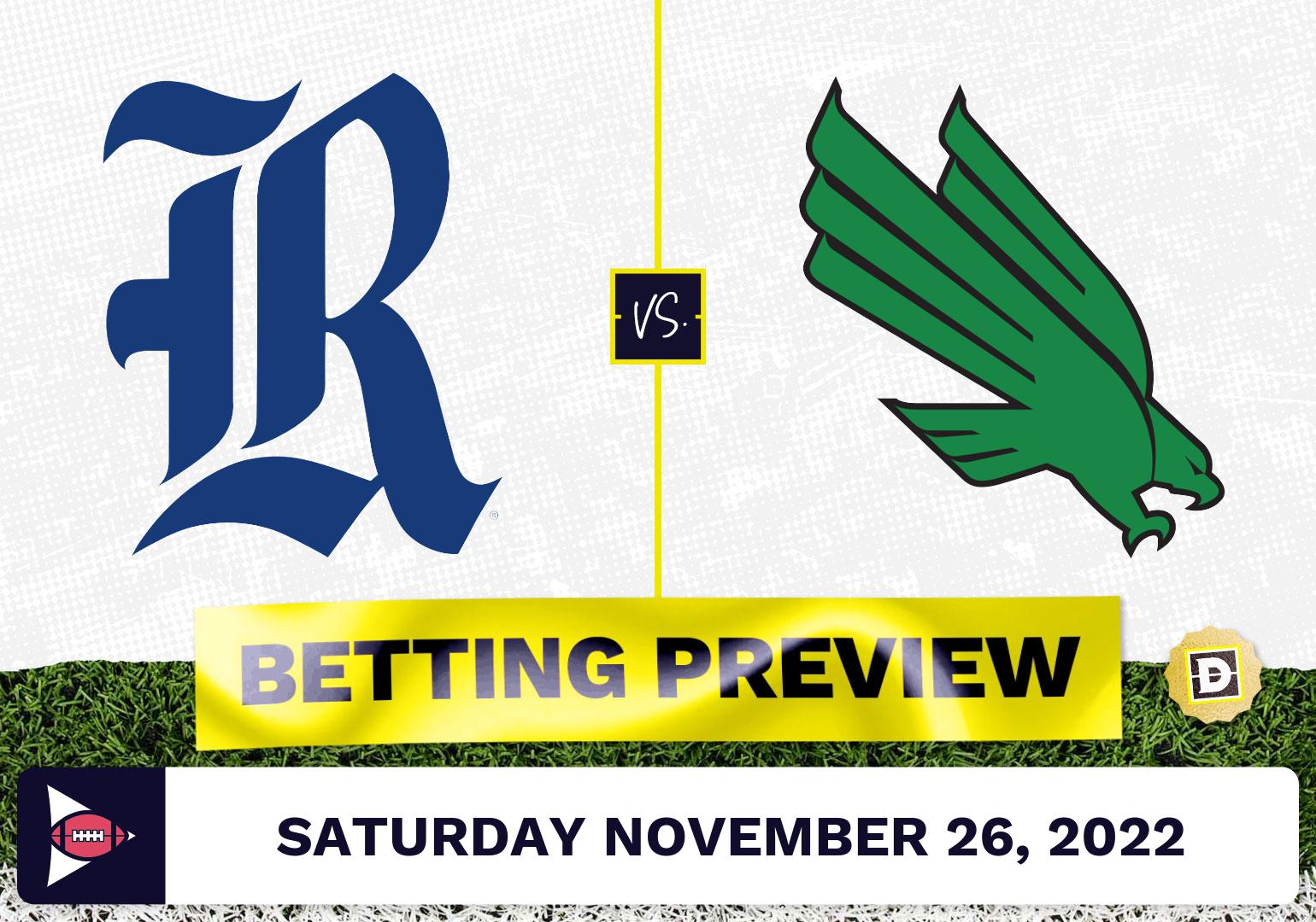 Rice vs. North Texas CFB Prediction and Odds - Nov 26, 2022
