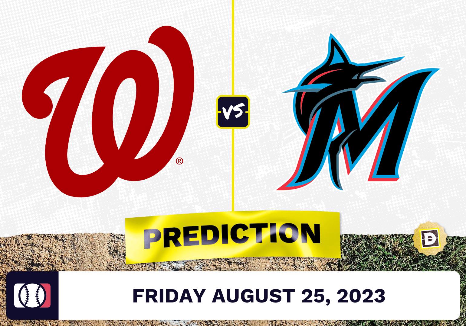 Nationals vs. Marlins Prediction for MLB Friday [8/25/2023]