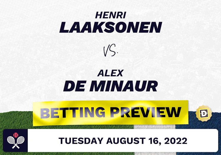 Henri Laaksonen vs. Alex de Minaur Predictions - Aug 16, 2022
