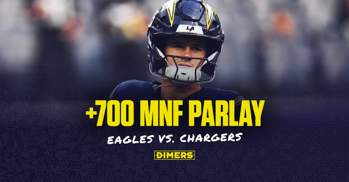 Parlay these Eagles vs. Chargers player props at +700 odds for Monday Night Football