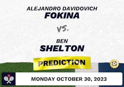 Alejandro Davidovich Fokina vs. Ben Shelton Prediction - ATP Paris 2023