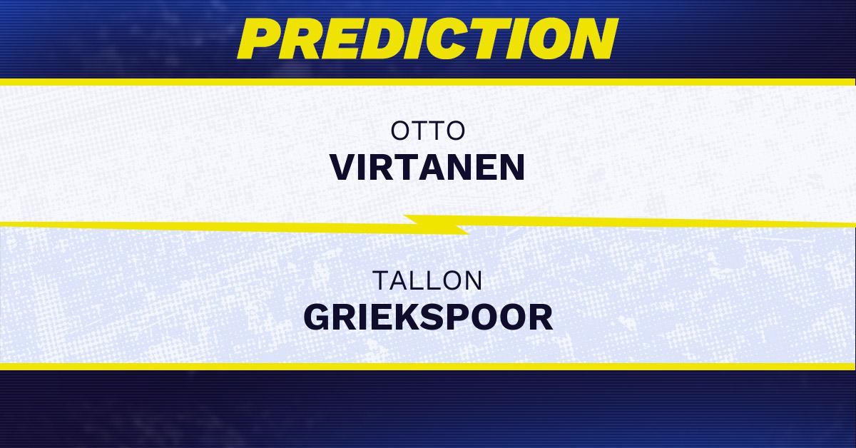 Otto Virtanen vs Tallon Griekspoor Tennis Prediction.