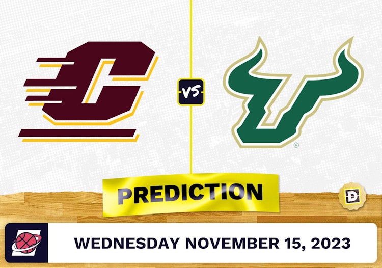 Central Michigan vs. South Florida Basketball Prediction - November 15, 2023