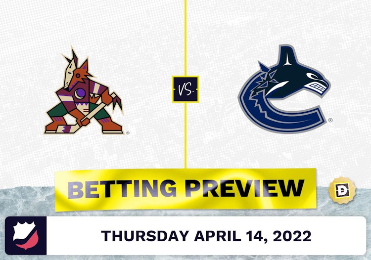 Coyotes vs. Canucks Prediction and Odds - Apr 14, 2022
