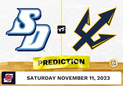 San Diego vs. UC San Diego Basketball Prediction - November 11, 2023