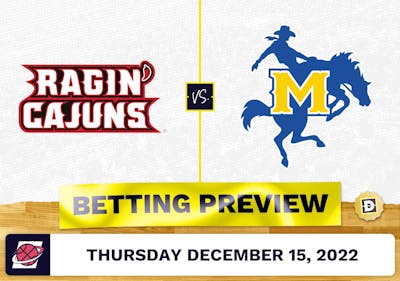 Louisiana-Lafayette vs. McNeese State CBB Prediction and Odds - Dec 15, 2022
