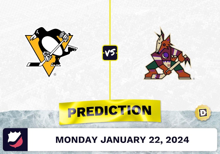 Pittsburgh Penguins vs. Arizona Coyotes Prediction, Odds, NHL Picks [1/22/2024]