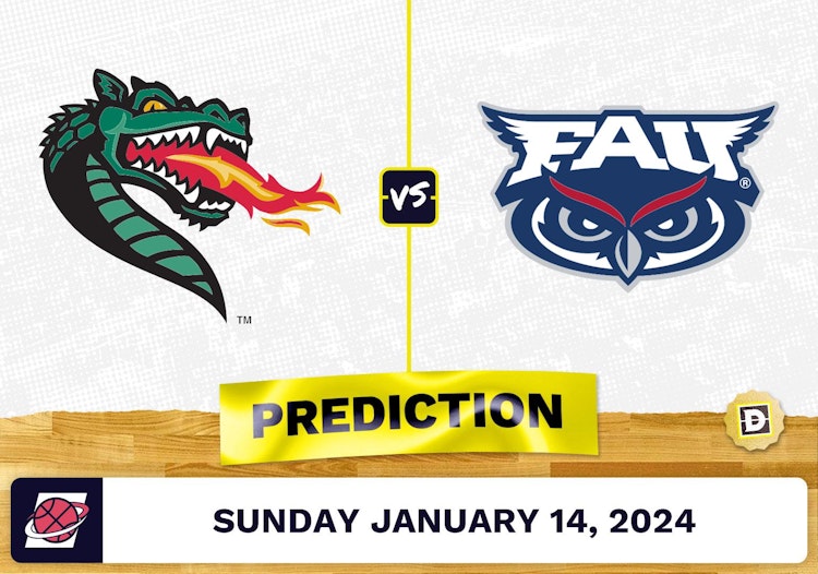 UAB vs. Florida Atlantic Prediction, Odds, College Basketball Picks [1/14/2024]