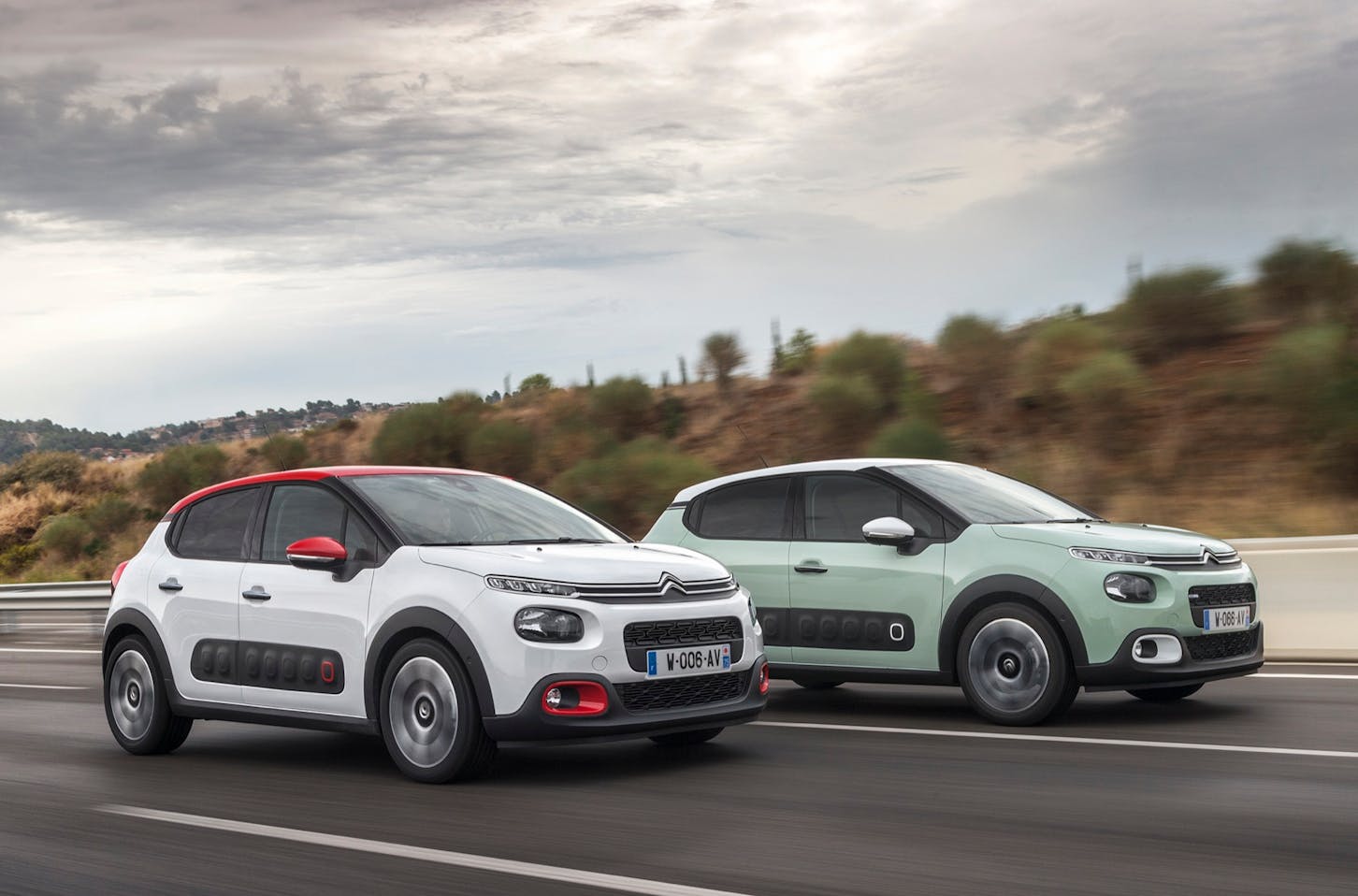 Zwei Citroën C3.
