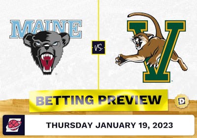 Maine vs. Vermont CBB Prediction and Odds - Jan 19, 2023
