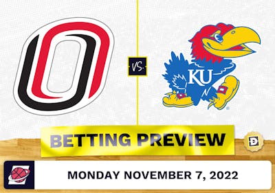 Nebraska-Omaha vs. Kansas CBB Prediction and Odds - Nov 7, 2022