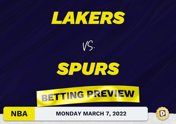 Lakers vs. Spurs Predictions and Odds - Mar 7, 2022