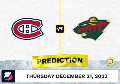 Montreal Canadiens vs. Minnesota Wild Prediction, Odds, NHL Picks  [12/21/2023]