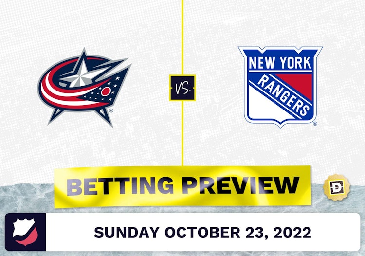 Blue Jackets vs. Rangers Prediction and Odds - Oct 23, 2022