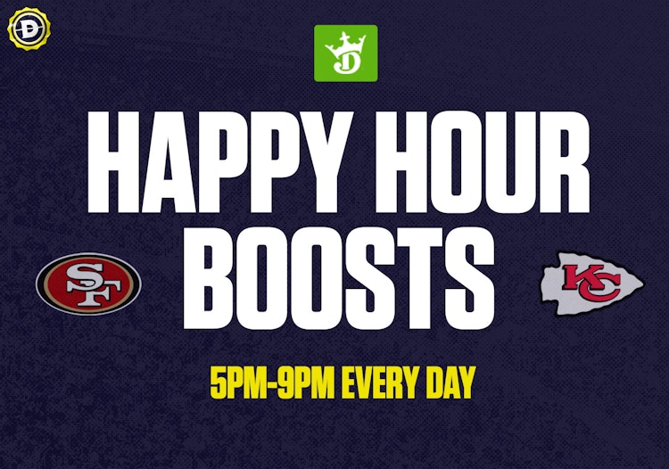DraftKings Promo Code: Super Bowl 58 Happy Hour Boosts