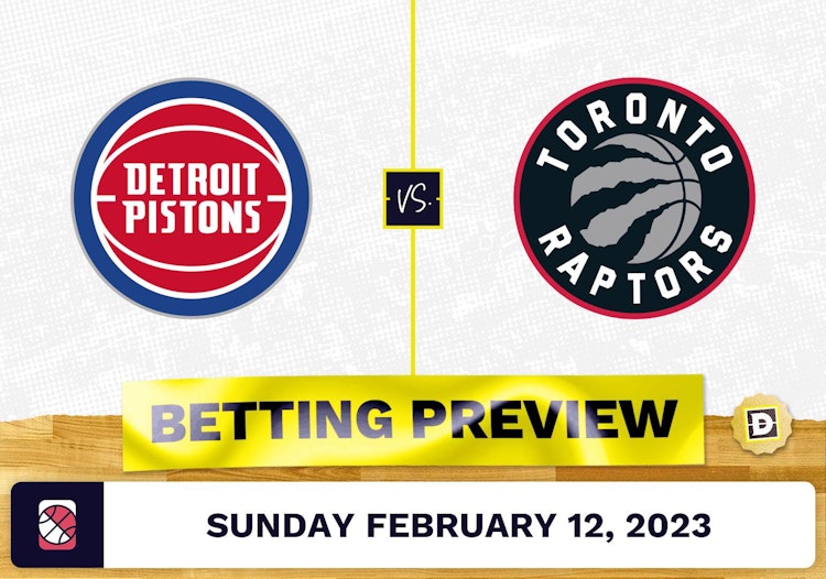 Pistons vs. Raptors Prediction and Odds - Feb 12, 2023