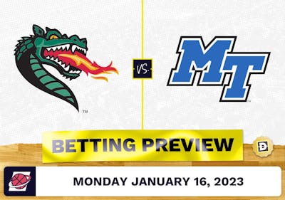 UAB vs. Middle Tennessee CBB Prediction and Odds - Jan 16, 2023