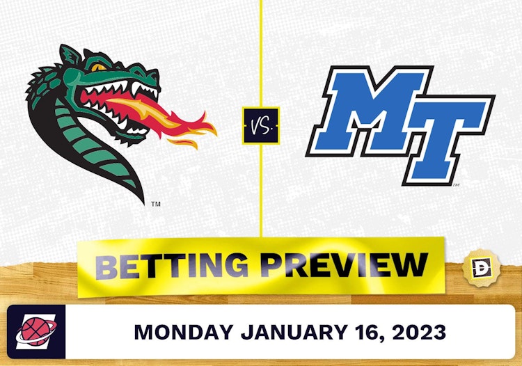 UAB vs. Middle Tennessee CBB Prediction and Odds - Jan 16, 2023