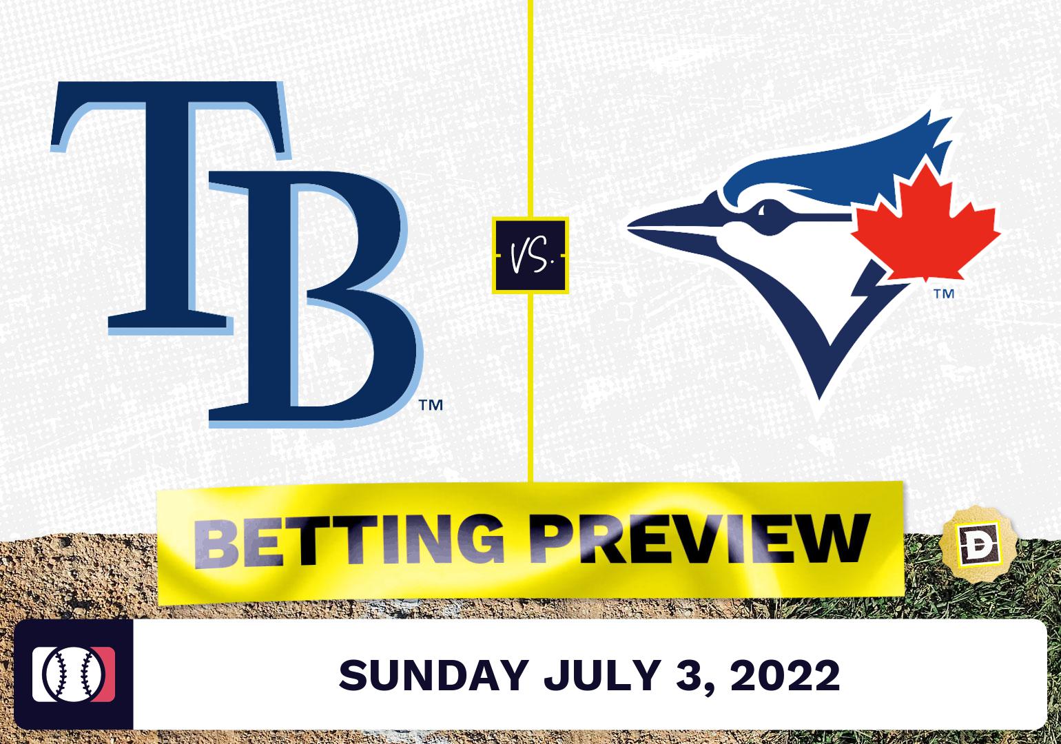 Rays vs. Blue Jays Prediction and Odds - Jul 3, 2022