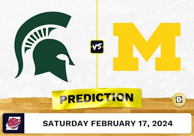 Michigan State vs. Michigan Prediction, Odds, College Basketball Picks [2/17/2024]