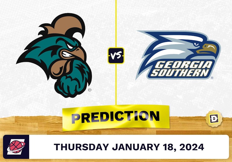 Coastal Carolina vs. Georgia Southern Prediction, Odds, College Basketball Picks [1/18/2024]