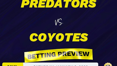Predators vs. Coyotes Predictions and Odds - Jan 8, 2022