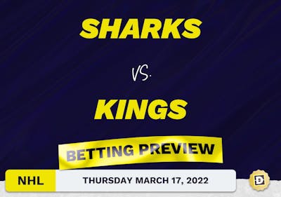 Sharks vs. Kings Predictions and Odds - Mar 17, 2022