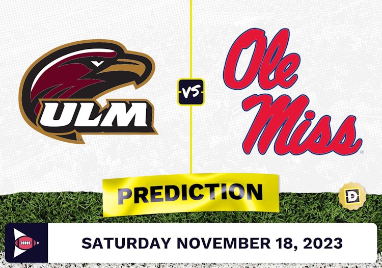 Louisiana-Monroe vs. Mississippi CFB Prediction and Odds - November 18, 2023