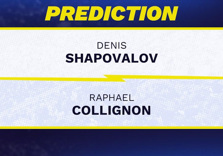 Denis Shapovalov vs Raphael Collignon Tennis Prediction.