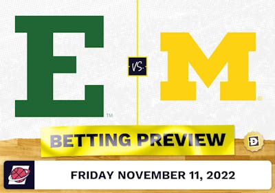 Eastern Michigan vs. Michigan CBB Prediction and Odds - Nov 11, 2022