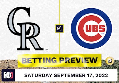 Rockies vs. Cubs Prediction and Odds - Sep 17, 2022