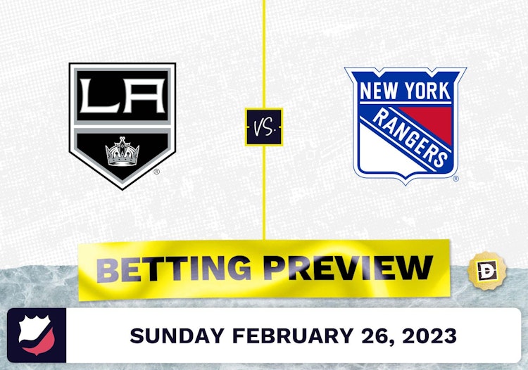 Kings vs. Rangers Prediction and Odds - Feb 26, 2023