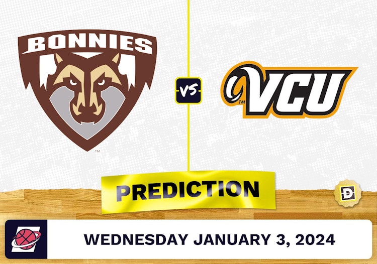 St. Bonaventure vs. Virginia Commonwealth Prediction, Odds, College Basketball Picks  [1/3/2024]