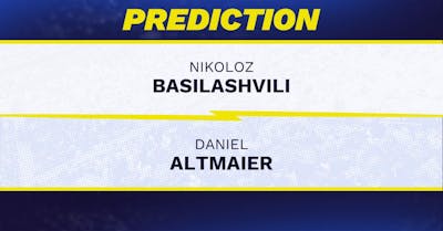 Nikoloz Basilashvili vs. Daniel Altmaier prediction, odds, picks for ATP Terra Wortmann Open (Halle) 2026